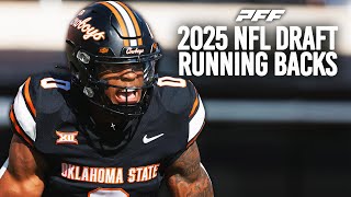 Best Running Backs in the 2025 NFL Draft  PFF [upl. by Rem11]