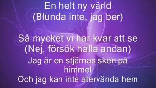 Aladdin  En helt ny värld lyric [upl. by Erotavlas]