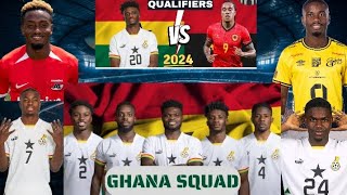 Ghana🇬🇭 Black Stars Full 26 Man Squat against Angola🇦🇴 coming from Awini Unity Platform🥰💪 [upl. by Mildrid]