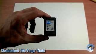 Inside HP 21 C9351AE Black Ink Cartridge [upl. by Chastity]