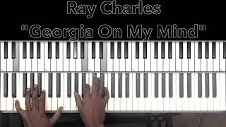 Ray Charles  Georgia On My Mind LIVE HD [upl. by Anivol]