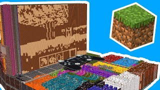 I made Minecraft in Minecraft with redstone [upl. by Alurta]