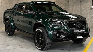 Mercedes X Class Racing Green Edition  Wild Pickup from Carlex Design [upl. by Alair976]