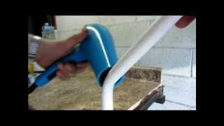 How to Bend PVC Pipe  quick lesson [upl. by Ahsihat]