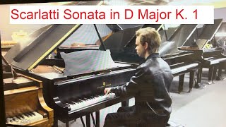 Climatized Piano Scarlatti Sonata in D Major K 1 [upl. by Aihcrop579]