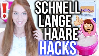 HAARE SCHNELLER WACHSEN LASSEN  6 CM in 2 MONATEN 6 HAIR HACKS ♡  LaurenCocoXO [upl. by Enel]