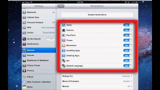 Configure the settings on the iPad  Part 2 of 5mp4 [upl. by Etnuhs]