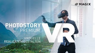 MAGIX Photostory Premium VR – Virtuelle Räume gestalten Tutorial DE [upl. by Shandee]