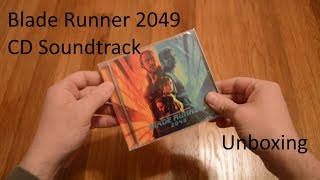 Unboxing Blade Runner 2049 2 CD Soundtrack [upl. by Aivilo424]