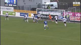 GLENAVON V GLENTORAN BBC SPORT HIGHLIGHTS  2024 IRISH PREMIERSHIP FOOTBALL [upl. by Forcier]