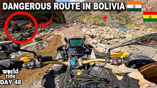 Indians Entering ☠ Death Road In Bolivia 🔥 Cherry Vlogs [upl. by Britney776]