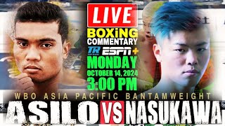 🔴LIVE GERWIN ASILO VS TENSHIN NASUKAWA Full Fight Commentary WBO Asia Pacific Bantamweight Title [upl. by Schou237]