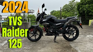 All New TVS Raider 125 2024 Model Price Features and Detailed Review [upl. by Hal607]