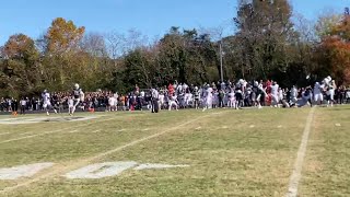 Roddrey McWilliams diving catch for Benedictine football in 5621 win over Trinity Episcopal [upl. by Aromas527]