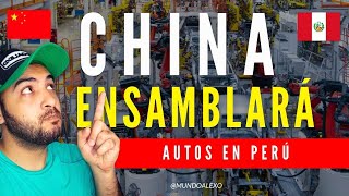 CHINA ensamblará AUTOS en PERÚ 2024 [upl. by Nosaj437]