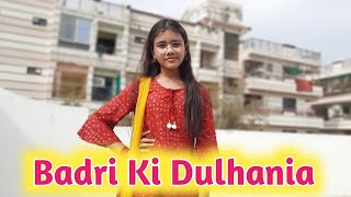 Badri ki dulhania  Dance  Holi Song  Abhigyaa Jain Dance  Full Dance video  Bollywood Song [upl. by Ellehsar967]