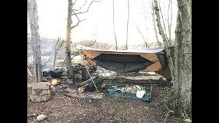 2 NIGHTS STORMY HAMMOCK CAMPING [upl. by Ormond970]