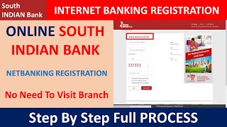 How to Net Banking Registration In South Indian Bank  South Indian Bank Net Banking Chalu kare [upl. by Holloway]