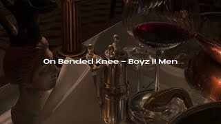 On Bended Knee  Boyz II Men female karaoke instrumental with lyrics by Roommate Project [upl. by Attesor]