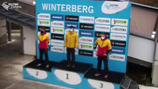 IBSF Europe Cup Skeleton 202122 Race 3 Men  Winterberg [upl. by Nnaitsirhc326]