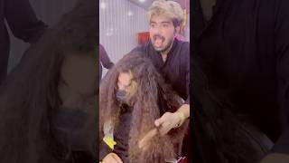 Hair treatment carotene protein silky soft and Pakistan Lahore professional Ali Sonu ￼ [upl. by Seraphina]