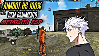 Saiu Aimbot hs 100 pescoço metadata💙 xit android antiblack atualizado [upl. by Rist814]