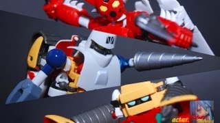 AFR  Dynamic Change Getter Robo Figure Review ダイナミックチェンジゲッターロボ [upl. by Einnaffit101]