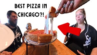 BEST PIZZA IN CHICAGO Giordanos Taste Test [upl. by Nirrol]