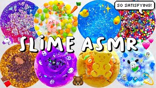 1 HOUR SLIME ASMR 💖 more of my crunchy slime collection  20222023 [upl. by Agustin830]