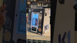 El cajero que convierte efectivo por Bitcoin fácilmente 🚀 bitcoin atm cajero [upl. by Haisa574]