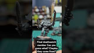 Final deathwatch member time to start painting warhammer40k spacemarine hobbyminiaturepainting [upl. by Lorraine]