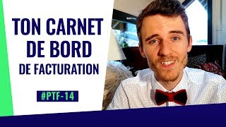 JOURNAL  CARNET DE BORD de FACTURATION pour Micro entreprise et Auto entrepreneur PTF14 [upl. by Aerdnaz]