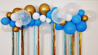 Decoración Con Globos Fácil Y Rápida [upl. by Hoag]