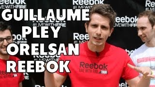 Guillaume PLEY et Orelsan testent le cross fit sur la tournée Reebok quotLive with fire tourquot [upl. by Tnahsin663]