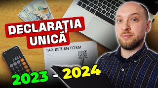 Cum completezi DECLARAȚIA UNICĂ pentru câștigurile din INVESTIȚII LA BURSĂ 2023 [upl. by Hosea]