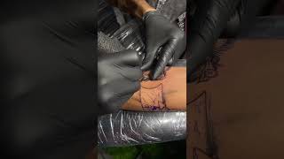 The dark night tattos studio Udaipur tattoo subscribers viralvideo trending like [upl. by Aerdnas]