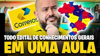 🔥AULA ESPECIAL RESUMÃO DE CONHECIMENTOS GERAIS CONCURSO CORREIOS 2024 [upl. by Lot480]