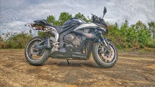 RIDING HONDA CBR600RR FOR THE FIRST TIME  LAMKA TOWN  CHURACHANDPUR  MANIPUR [upl. by Ardnekahs756]