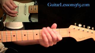 Thunderstruck Guitar Lesson Pt2  ACDC  All Rhythm Guitar Parts [upl. by Eiram]