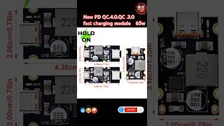 TZT QC40 QC30 TypeC USB PD65W Fast Charging Module DC832V 325A 65W chargingports experiment [upl. by Yesnil50]