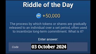 Riddle Of The Day X Empire  X Empire Game Riddle Of The Day  Musk Empire  Ansari Tv [upl. by Aimas]