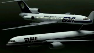 2002 Überlingen MidAir Collision  Animation 3 [upl. by Hsirrap]