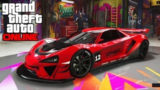 GTA 5 Import Export  NEW SUPERCAR quotMCLARENquot ITALI GTB CUSTOM  Bennys Mod Shop [upl. by Billen]