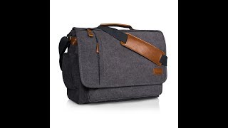 Estarer Mens 156 inch Laptop Messenger Bag [upl. by Haramat]