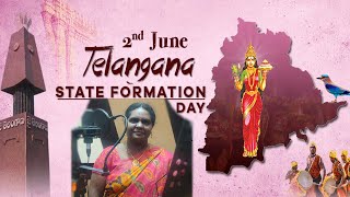 Telangana Formation Day Song By Navaneetha Solleti  Navs Ghalam [upl. by Ednutey7]