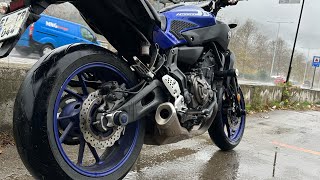 Yamaha MT07 İle A Motor Ehliyeti Sınav Parkuru [upl. by Edgar]