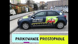 Parkowanie prostopadłe  egzamin kat B [upl. by Dorin]