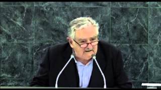 José Mujica presidente de Uruguay habla en la ONU Discurso completo [upl. by Aihsekal]