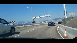 Golden Bauhinia Wanchai ⏩️ Mongkok Two Grand Tower HKRoads HKDriver rt [upl. by Noirb]