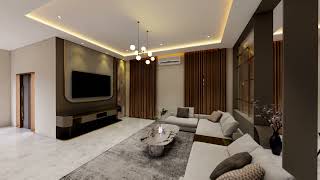 EXPERIENCE MODERN LIVING ROOM  EPITOME OF LUXURY RESIDENCE 🤩🤩🤩 [upl. by Auqeenahs249]